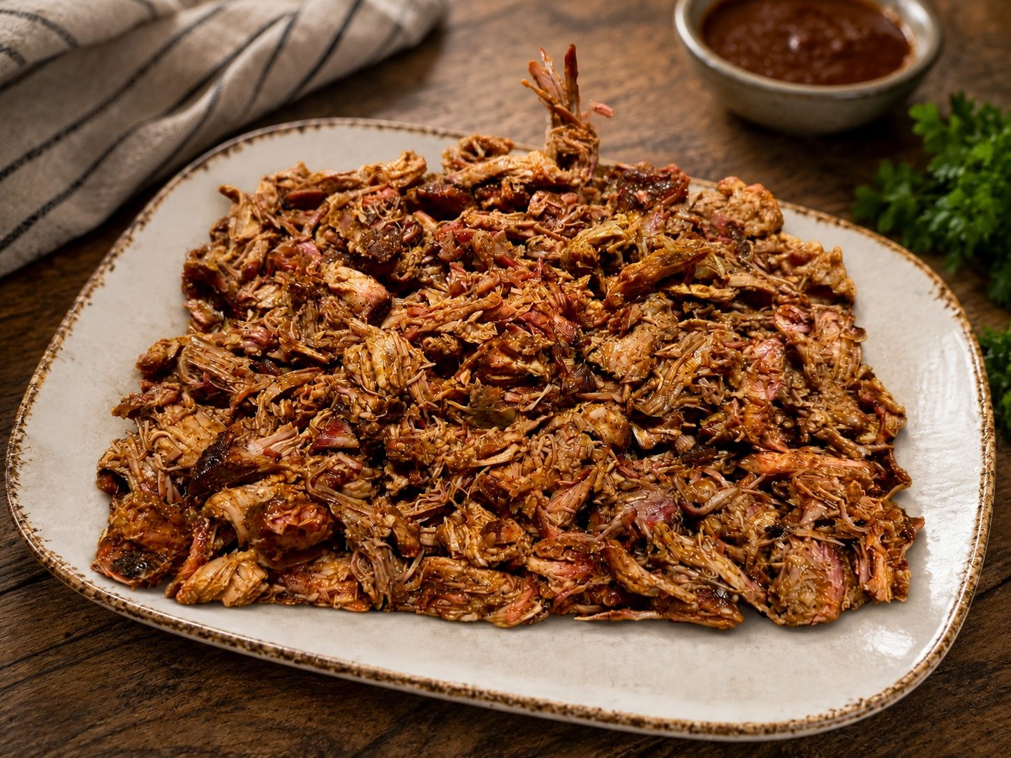 Spicy Smoked Pork Butt