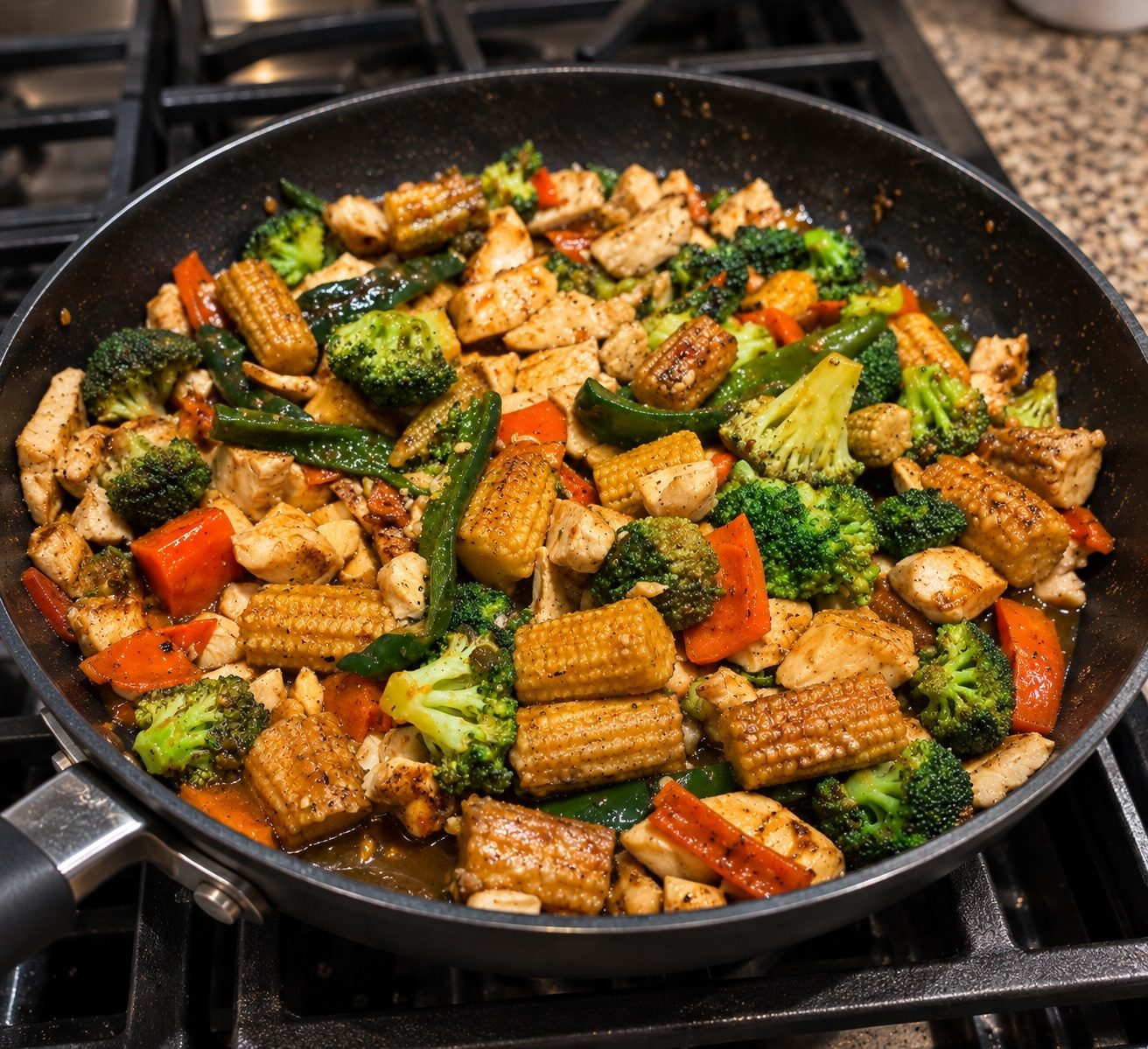 Hunan-Style Chicken Stir-Fry