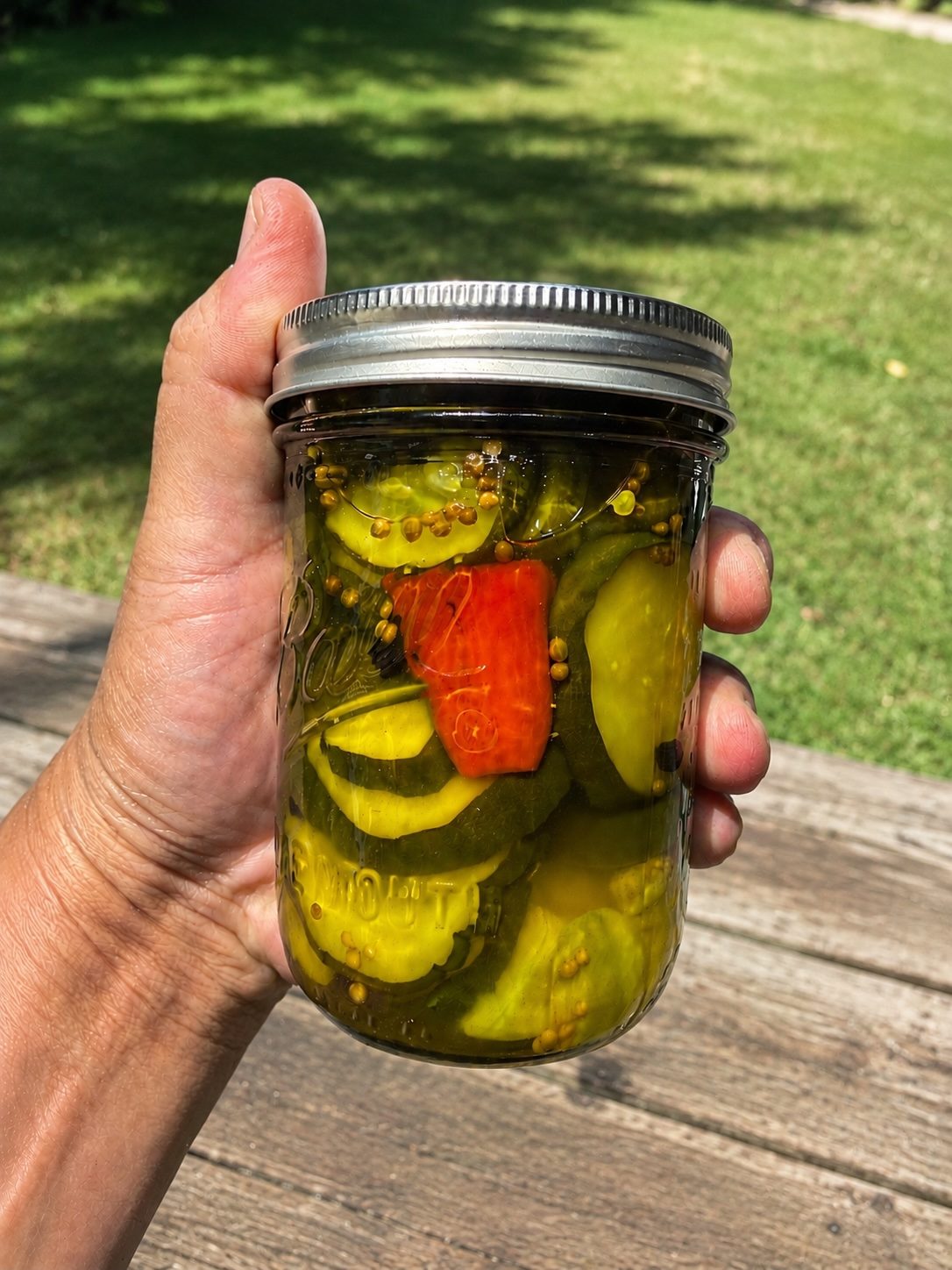 Sweet Heat Garlic Pickles