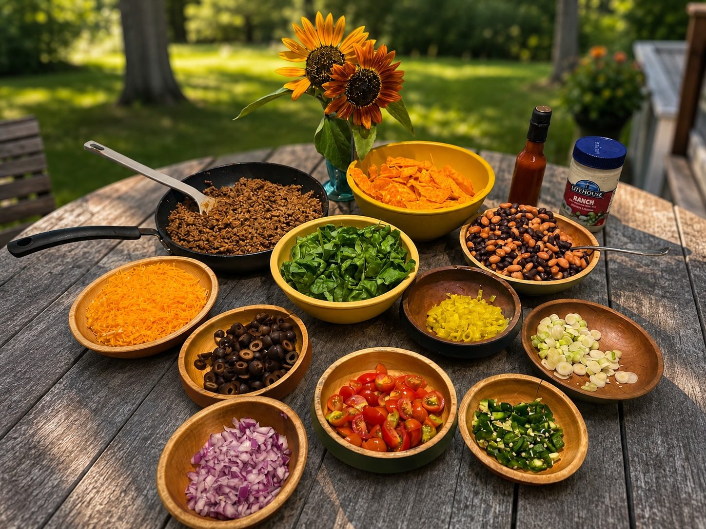 Family Taco Salad Bar